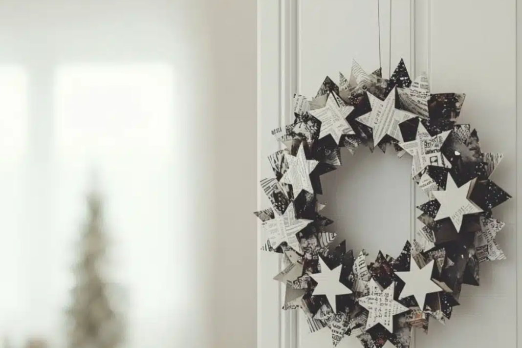 DIY Festive Paper Wreath: A Zero‑Waste Christmas Decoration